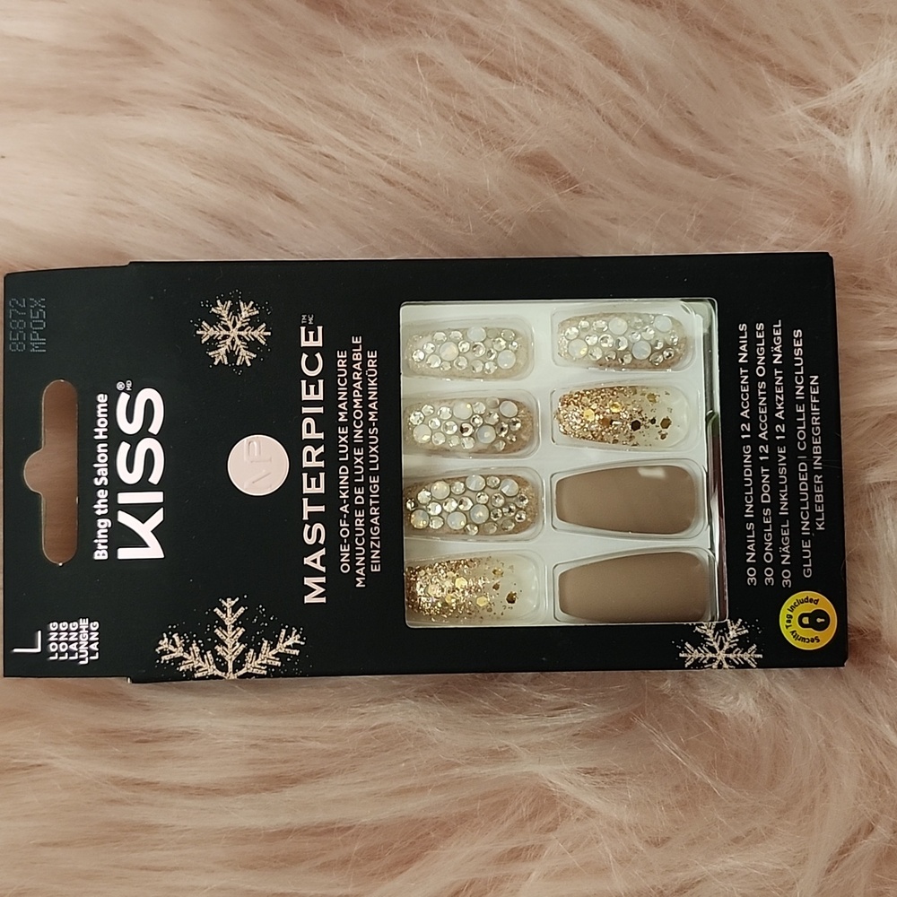 IT'S BACK!! Brand New KISS MASTERPIECE False Nails-L